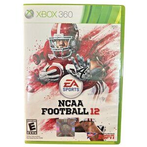 NCAA Football 12 Xbox 360 Game Disc & Case